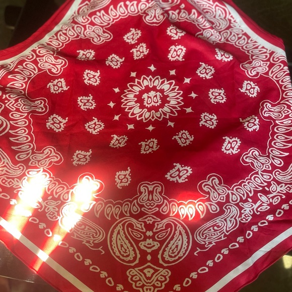 SHEIN Pink and Red Paisley Bandana Halter top - Picture 1 of 2